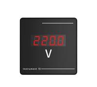 AC square digital display voltmeter single-phase AC220V panel installation replaces 6L2/99T1/ size AC voltmeter(80X80mm)