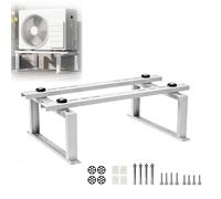 AC Support Bracket Mini Split Ground Stand for 9000-36000Btu Ductless AC/Heat Pump System, Heavy Duty Condenser Support Bracket, Vibration & Noise Reduction,Max Load