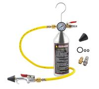 AC System Flush Pipeline Cleaning Tool Set with Canister Gauge Hose