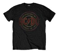 AC/DC T-Shirt Est. 1973 - Unisex Black Short Sleeve X-Large