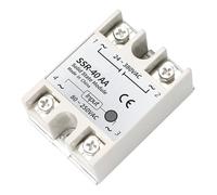 AC to AC Solid State Relay SSR-10AA 25AA 40AA 60AA, 10A-60A Single Phase 80-250VAC to 24-380VAC SSR(SSR-80AA)