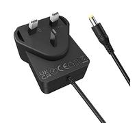 AC to DC 6V 1A Power Adapter Supply - 5.5 * 2.1mm - Positive Center - Reliable and Efficient UK Plug [0U09]