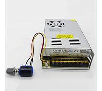 AC to DC Switching Power Supply 480W 20A 0-24V Whole Adjustable Power Supply DC Regulated SMPS 110V/220VAC to 24VDC Power Supply Unit Voltage Regulator with External Potentiometer