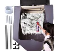 AC Unit Cleaning Kit - Waterproof Wash Cover, Air Conditioning Cleaner | Sealed Protective Guard | Wall Mounted Units, Waterproof Basin Catching Dust Water While Servicing HVAC Maintenance Systems