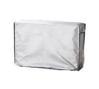 AC Unit Cover - Heavy Duty Tear, Resistant Wrap, Debris Blocker Box Shroud, Uv Treated Polyester Coat, Side Vent Airflow Flap | Soft Secure Strap Buckle For Leaves Cottonwood Garbage Use