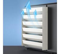 AC Unit Cover with Galvanized Steel Air Conditioner r, Wind Guide Cover, Direct-Flow Shield, Compressor Condenser Defender for Enhanced Protection
