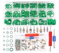 AC Valve Core Assortment 372Pcs for R12 Systems Metal Plastic | Robust metal cores, plastic , high pressur temperature resistant, long life use