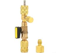 AC Valve Core Removal Tool, HVAC Service Wrench, Copper Air Conditioner Repair Extractor for Quick R134a System Maintenance(A)