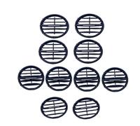 AC Vent 1x/4x/8x/10x Dash Air Conditioning Outlet Vent Grill AC Folding Slide Clip Trim For VW For Tiguan mk1 5N 1 2007-2017 5N0819703 Front Air Grille(10PCS-1Set)