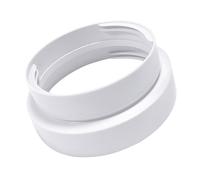 AC Vent Coupler 130 to 150mm Diameter Change Fitting White Rigid Joiner for Portable Cooling Hose Replacement Room Setup Upgrade Indoor Repair