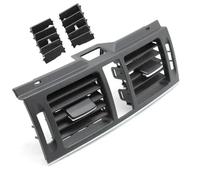 Ac Vent Dash Front Center Air Conditioning Vent Cover Middle AC Grille Outlet Panel For Mercedes For Benz W204 C180 C200 C220 C230 C260 Ventilation Grille Cover(Light Black High-end)