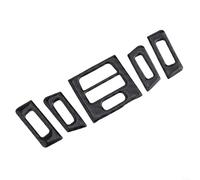 AC Vent Outlet Cover 5Pcs Carbon Style for BMW 3 Series | for Perfect fit for E90 E92 E93, easy for snap-on install, for durable plastic build, enhances interior (High configuration)