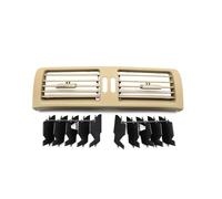AC Vent Replacement For Benz W251 R300 R320 R350 R400 R500 Front Dash Central Rear AC Vent Grille Outlet Cover Interior Console Air Grille(Central Beige)