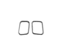 AC Vent Trim Ring Dashboard Panel Side Air Condition Vent Outlet Frame Cover Trim Compatible With Toyota For Highlander 2015 2016 2017 2018