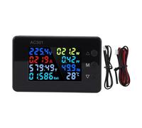 AC Voltage Current Meter Digital Display Voltmeter High Accuracy Electricity Usage Monitor 50V 300V 0A 20A KWS AC301L for Home Industrial Use ABS PC Material