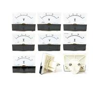 AC voltmeter, 44C2 DC Analog Panel Pointer Volt Meter 500V300V250V150V100V Square 100 * 80mm 1Pcs(200V)