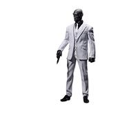 [AC] VORTOYS V1025 1/6 Men Fashion Shooting Movie Anime Game Clothes Outfits Action Figure Suit Set Tie Shoes A White