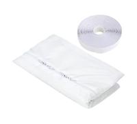 AC Window Kit - Air Conditioning Window Sealant | Ragable AC Window Ventilation Set | Hot Air Stop Guards On Kitchen Door Dryer, Keeps The House Cool Sealing Kit Made of Polyester