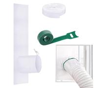 AC Window Sealant - Universal Window Sealing Kit | Adjustable Window Compaction Dryer Vent Kit | Portable Air Conditioners - Apps for | Air Conditioning Seal Tool with H