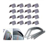 AC WOW 16x Rain Guards Wind Deflectors Metal Fitting Clips Replacement Spare for Heko for G3 for SNEG for ClimAir for AirFlux