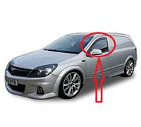 AC WOW 2x Front Wind Deflectors for VAUXHALL Astra H Car or Van 2004 2005 2006 2007 2008 2009