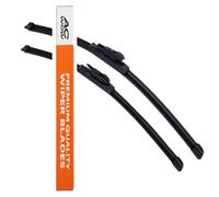 AC WOW 2x Front Windscreen Wiper Blades for Audi A3 (8P) Hatchback 2004 2005 2006 2007 2008 2009 2010 2011 2012 24" (60 cm) 19" (48 cm) Windshield Wipers Exact Match Replacement Set