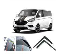 AC WOW 2x Rain Guards Wind Deflectors for Ford Transit Custom (Mk1) 2013 2014 2015 2016 2017 2018 2019 2020 2021 2022 2023 Shields/Sun Visors