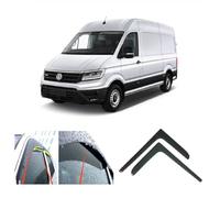 AC WOW 2x Wind Deflectors Compatible with Volkswagen Crafter or for MAN TGE 2017 2018 2019 2020 2021 2022 2023 2024