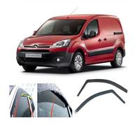 AC WOW 2x Wind Deflectors for CITROEN Berlingo for PEUGEOT Partner (MK2) 2008 2009 2010 2011 2012 2013 2014 2015 2016 2017 2018 Rain Guards/Weather Shields/Sun Guards