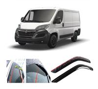 AC WOW 2x Wind Deflectors for FIAT Ducato for PEUGEOT Boxer for CITROEN Relay/Jumper 2006 2007 2008 2009 2010 2011 2012 2013 2014 2015 2016 2017 2018 2019 2020 2021 2022 2023 2024 2025 VAUXHALL Movano