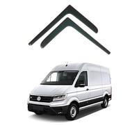 AC WOW 2x Wind Deflectors for Volkswagen Crafter Mk2 / MAN TGE 2017 2018 2019 2020 2021 2022 2023 2024 2025 2026 2027 Weather Shields/Sun Visors/Rain Guards In-Channel Type