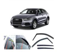 AC WOW 4x Rain Guards Wind Deflectors for AUDI Q3 2011 2012 2013 2014 2015 2016 2017 2018