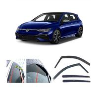 AC WOW 4x Rain Guards Wind Deflectors for Volkswagen Golf 8 VIII MK8 5-door hatchback 2020 2021 2022 2023 2024 2025
