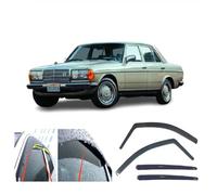 AC WOW 4x Rain Wind Deflectors for Mercedes Benz E Class W123 4-door Sedan 1976 1977 1978 1979 1980 1981 1982 1983 1984 1985 1986