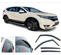 AC WOW 4x Wind Deflectors Compatible with Honda CR-V 2019 2020 2021 2022 2023 Window Acrylic Rain Guards Weather Shields