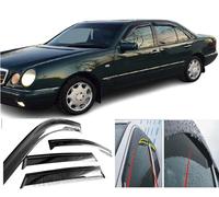 AC WOW 4x Wind Deflectors Compatible with Mercedes Benz E Class W210 Saloon Sedan 4-door 1995 1996 1997 1998 1999 2000 2001 2002 2003