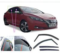AC WOW 4x Wind Deflectors Compatible with Nissan Leaf II (ZE1) Mk2 2017 2018 2019 2020 2021 2022 2023 2024 2025