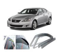 AC WOW 4x Wind Deflectors for Lexus IS F IS200d IS220d IS250 IS300 IS350 2005 2006 2007 2008 2009 2010 2011 2012 Rain Guards