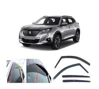 AC WOW 4x Wind Deflectors for PEUGEOT 2008 II, e-2008 2019 2020 2021 2022 2023 2024 2025 Acrylic Sun Visors Rain Weather Shields