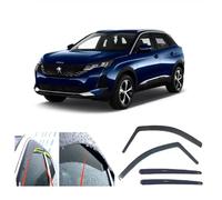 AC WOW 4x Wind Deflectors for Peugeot 3008 II (mk2) 2016 2017 2018 2019 2020 2021 2022 2023 Rain Guards Weather Shields Sun Visors