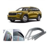 AC WOW 4x Wind Deflectors for Skoda KODIAQ 2023 2024 2025 2026 Acrylic Glass Side Door Window Weather Shields Rain Guards