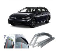 AC WOW 4x Wind Deflectors for Volkswagen GOLF 8 VIII VARIANT 5-door Estate 2019 2020 2021 2022 2023 2024 2025 2026 Acrylic Glass Side Door Window Weather Shields Rain Guards