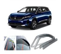 AC WOW 4x Wind Deflectors Rain Guards Compatible with Peugeot 5008 II 2017 2018 2019 2020 2021 2022 2023 2024