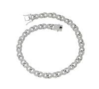 AC019 12mm Hip Hop Alloy Chain Iced Out Chain Necklace Bling Bling Jewelry