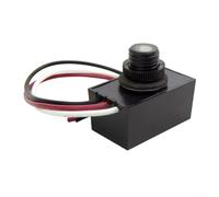 AC110-240V Photocell Light Sensor, 5A Dusk To Dawn Outdoor Photoelectric Light Control Switch, For Energy Savings