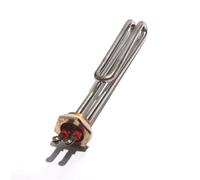 AC110V/20V/380V 304SS Tubular Electrical Heater Element DN25/32mm Induction Resistance Burning Pipe 1000W 2000W 3000W 1Pcs(Without accessories,380V_6KW 320MML 304SS)