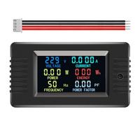 AC110V/220V 100A LCD Digital Display Multifunction Power Monitors Voltages Current Frequency Power Factor Energy Meter Monitors