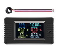 AC110V / 220V Display Meter, 100A Digital Multimeter Voltmeter Voltages Current Power Factor Voltmeter Multimeter Tester Voltages Current Meter