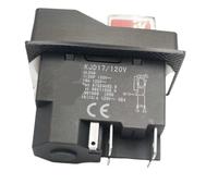 AC120V 16A Electromagnetic Push Button Switch 5Pin KJD17 IP55 Under-voltage Protection Starter 1Pcs