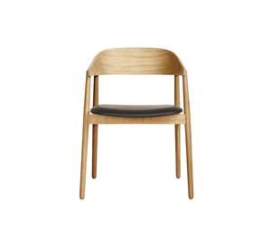 AC2 Dining Chair Matt Lacquered Oak/ Black